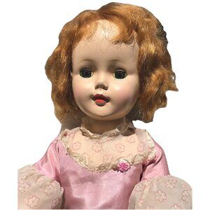 Vtg 1950s American Character 24” Sweet Sue Antq Walker Baby Doll Original Clothe